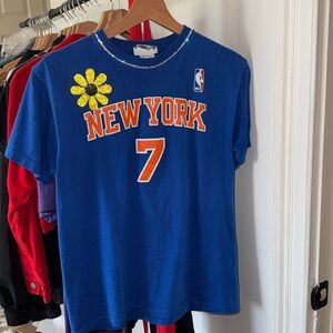 Embellished NY Knicks Vintage T - Carmelo Anthony